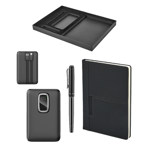 Kalem & Defter & Powerbank Set