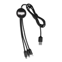 Led Işıklı Çoklu Şarj Kablosu Çantalı