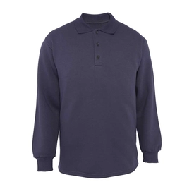 Polo Yaka 3 İplik Sweatshirt