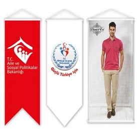 Kırlangıç Bayrak (Flama) - 50X120 cm.