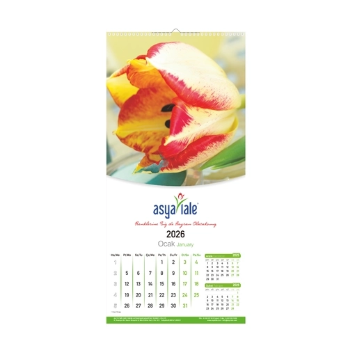 Askı Kancalı Duvar Takvimi