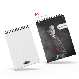 ALA-28 ATA SPİRALLİ A5 BLOKNOT