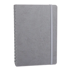 SÖĞÜTÖZÜ GRİ SPİRALLİ TARİHSİZ DEFTER (17X24 CM)