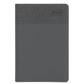 CEBECİ GRİ TARİHLİ AJANDA (17X24 CM)