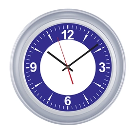 BENDİS509 GÜMÜŞ BRİSTOL KADRAN DUVAR SAATİ (400 MM)