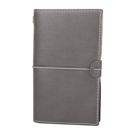 KUĞULU FÜME TARİHSİZ DEFTER (11,5X20 CM)