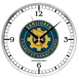 NEMESIS501 GÜMÜŞ METAL ÇERÇEVE DUVAR SAATİ (350 MM)