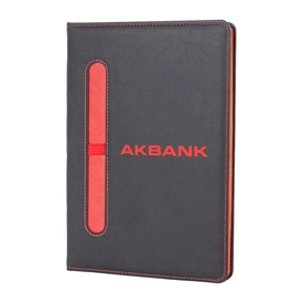 EYMİR KIRMIZI TARİHSİZ DEFTER (15x21 CM)