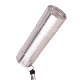 KANARYA GÜMÜŞ 9 LED EL FENERİ