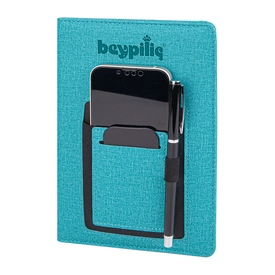 MEŞRUTİYET TURKUAZ TARİHSİZ DEFTER (15X21 CM)