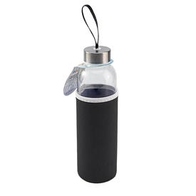LADOGA SİYAH 550 ML CAM MATARA