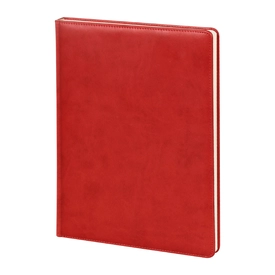 YAKACIK KIRMIZI TARİHLİ GÜNLÜK CİLTLİ AJANDA (20X28 CM)