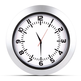 UMAY GÜMÜŞ PLASTİK KASA DUVAR SAATİ (350 MM)