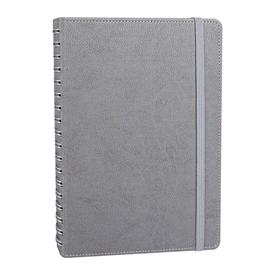 ANITTEPE GRİ TARİHLİ GİZLİ SPİRALLİ AJANDA (17X24 CM)