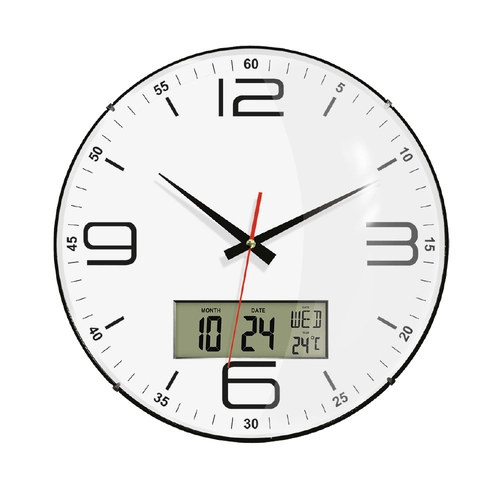 ZEUS507 PLASTİK KASA DUVAR SAATİ (350 MM)