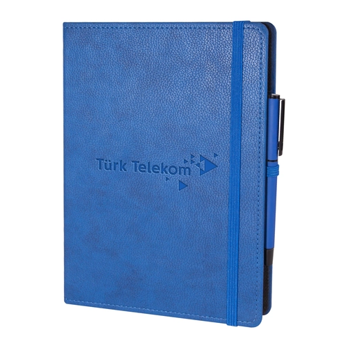 SÖĞÜTÖZÜ LACİVERT SPİRALLİ TARİHSİZ DEFTER (17X24 CM)