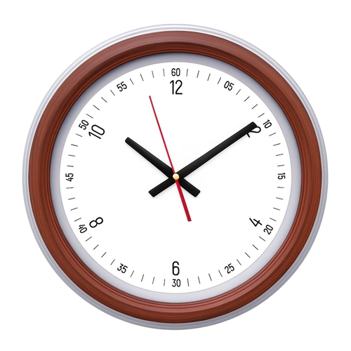 SEDNA526 AHŞAP-BEYAZ BRİSTOL KADRAN DUVAR SAATİ (480 MM)