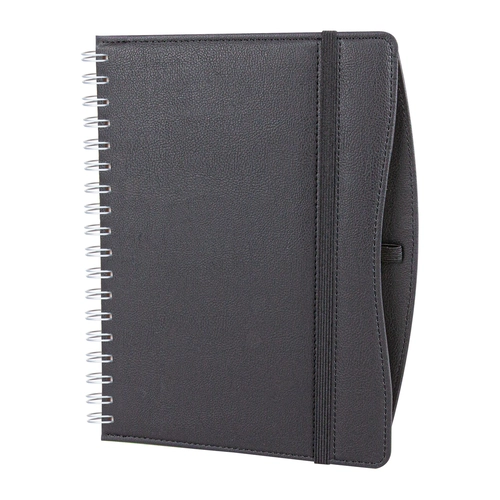 İVEDİK SİYAH SPİRALLİ TARİHLİ AJANDA (17X24 CM)